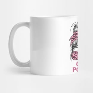 Pink animal print women fashion funny design Mug